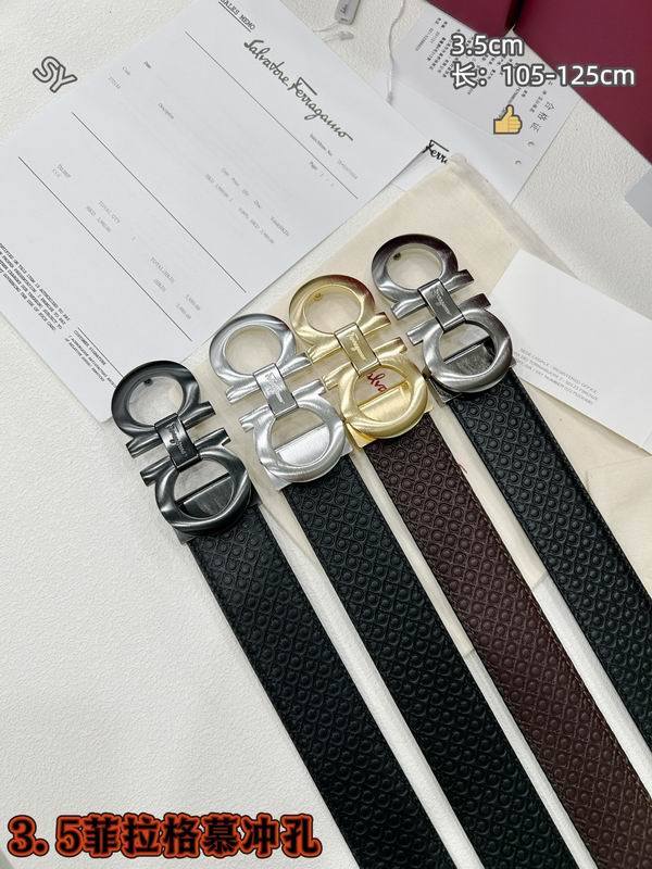 Ferragamo belt 35mmX105-125cm 8L258